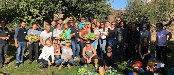 New orchards and urban gardening skills in London